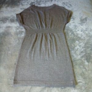 Ann Taylor Loft MP gray sweater dress